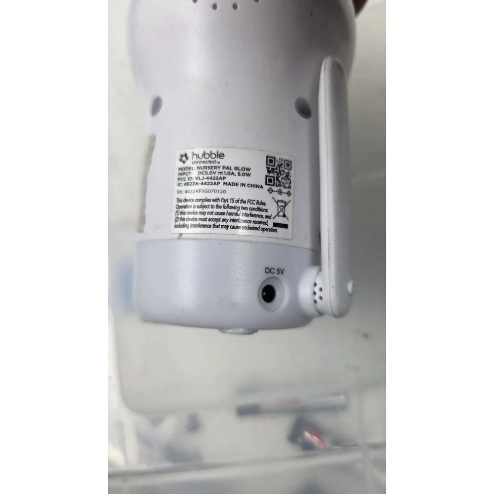Hubble Connected Nursery Pal Glow, Smart HD Baby Monitor Camera